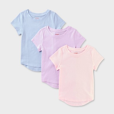 Toddler Girls' 3pk Short Sleeve T-Shirt - Cat & Jack™