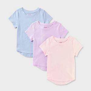 Toddler Girls' 3pk Short Sleeve T-Shirt - Cat & Jack™ - 1 of 3
