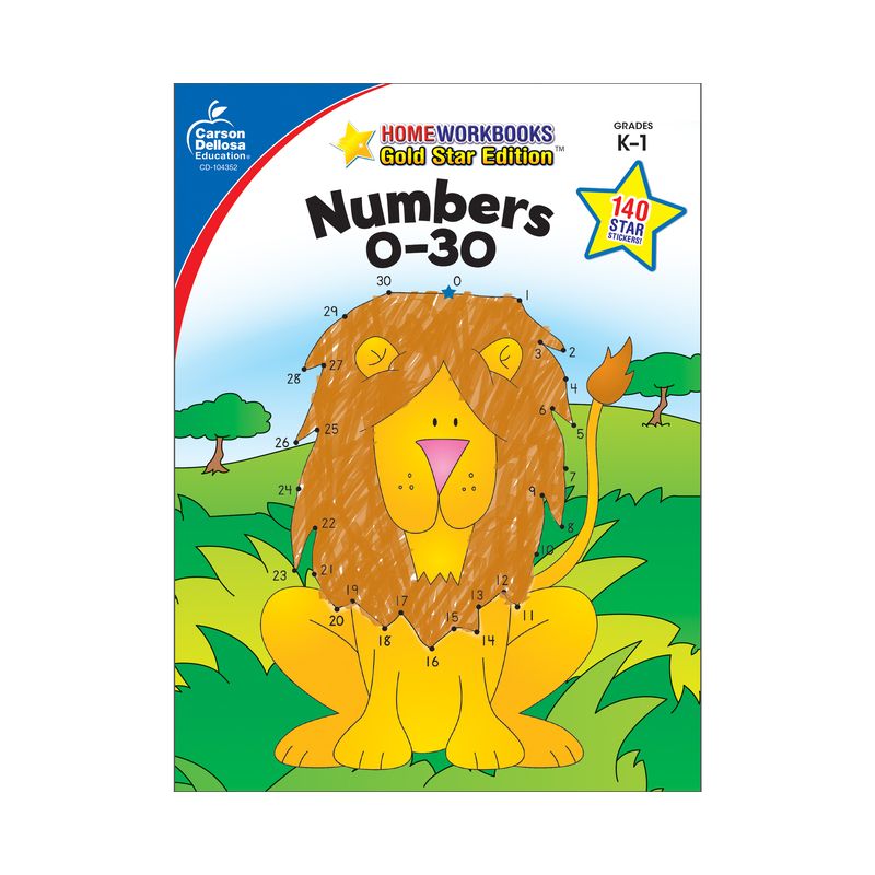 Numbers 0-30, Grades K - 1 - (Home Workbooks) (Paperback), 1 of 2