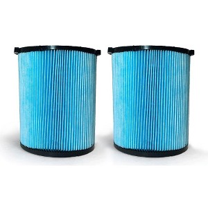 Nispira VF5000 Replacement Filter for Ridgid Wet/Dry Vacs Vacuum 72952 5-20 Gallons WD1450 WD0970 WD1270 WD09700 WD06700 WD1680 WD1851 RV2400A. 2 Pks - 1 of 1