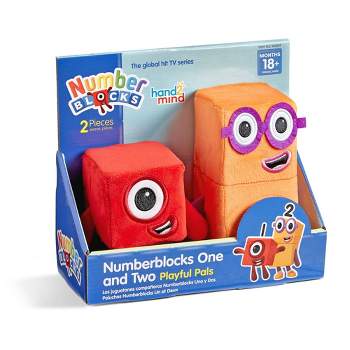 Hand2Mind Numberblocks One and Two Playful Pals Plushes