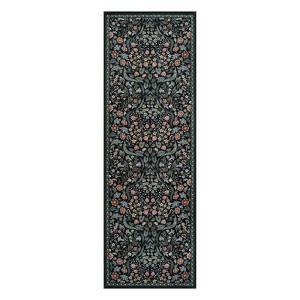 Lahome GST Intricate Floral Abundance Short Pile Velvet Rectangular Indoor Area Rug - 1 of 4
