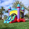 Herokiddo 14'x18' Jelly Bean Castle Commercial Grade Bounce House with Dual Slide and Basketball Hoop. - 2 of 4