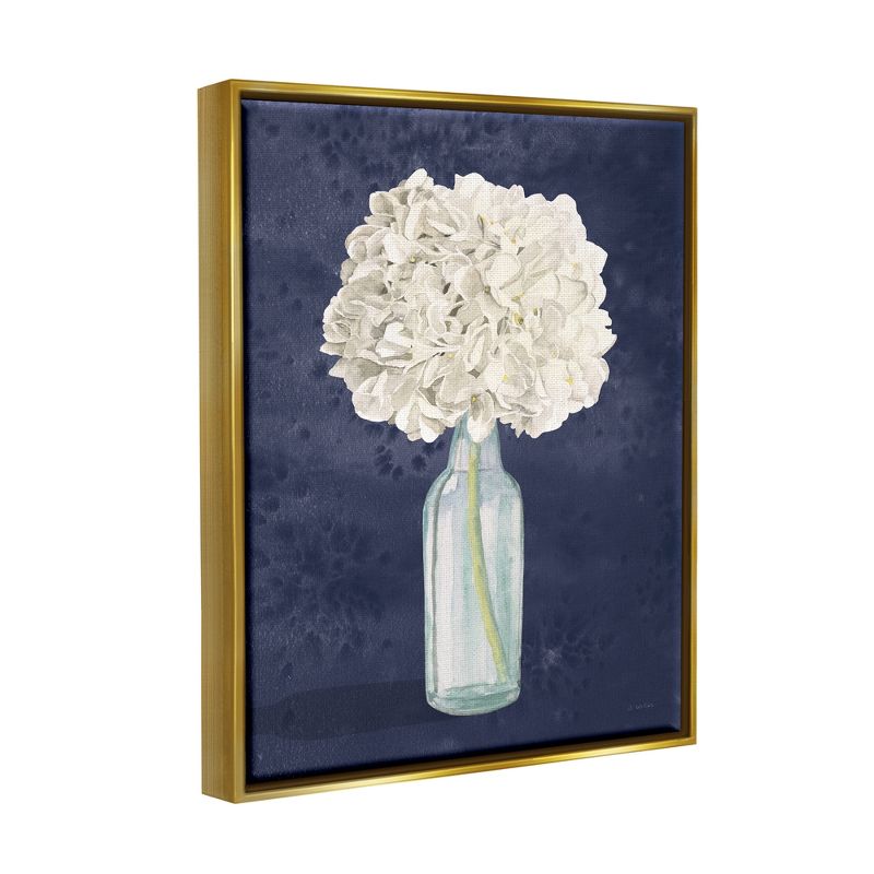 Stupell Industries White Floral Bouquet in Bottle Blue Painting, 4 of 7