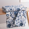 Lorrance Blue Quilted Throw - Levtex Home - 2 of 4
