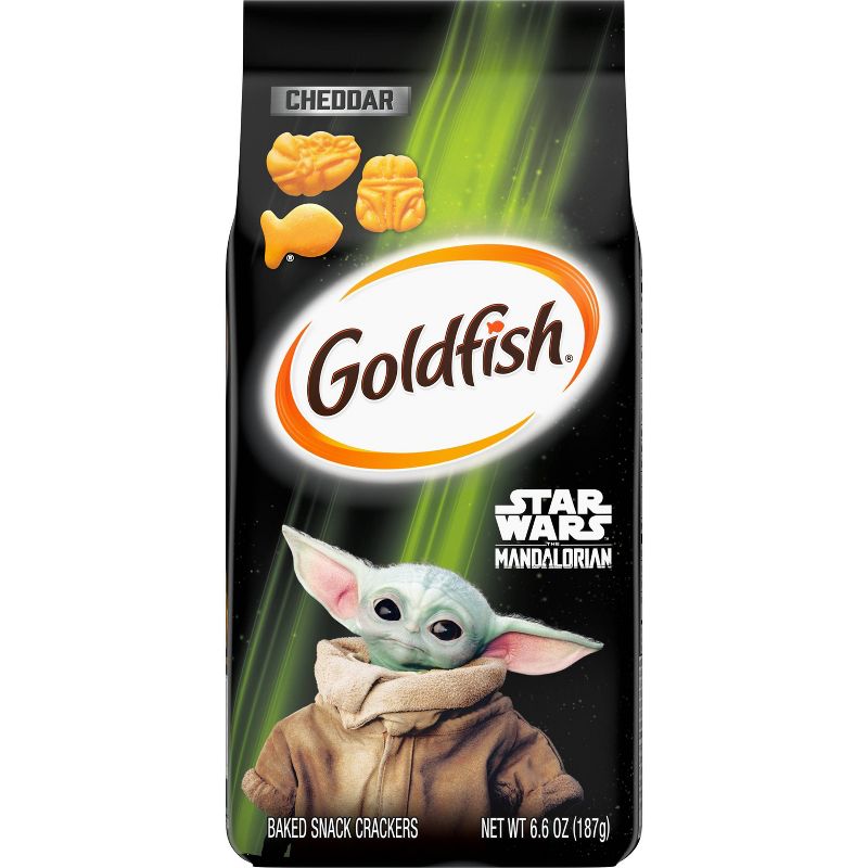 Goldfish Star Wars Mandalorian Cheddar Crackers - 6.6oz, 1 of 10