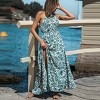 Women's Leaf Halter Maxi Dress - Cupshe - image 2 of 4