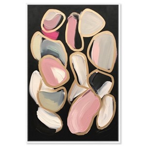 Art Remedy My Petals Contemporary Shapes Abstract Wall Art Framed - 1 of 4
