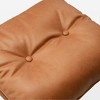 EUREKA ERGONOMIC Camden, Tufted Upholstered Ottoman,19.69" W x 16.93" D x 16.54" H,Brown - 2 of 4