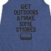 Girls' - Instant Message - Get Outdoors & Make S'mores Graphic Sleeveless Aline Dress - 2 of 4