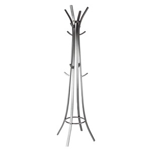 Modern Iron Coat Rack Silver - Olivia & May - 1 of 4