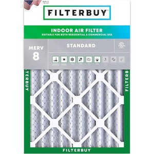 Filterbuy 14x18x4 Air Filter (1-Pack), Pleated MERV 8 Dust Defense Replacement HVAC AC Furnace Filters (Actual Size: 13.50 x 17.50 x 3.63) - 1 of 4