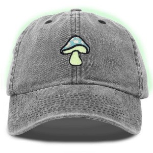 Dalix Mushroom Embroidered Fungi Magic Dad Hat Cotton Baseball Cap Adjustable Mens - 1 of 4