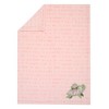 Lambs & Ivy Sea Dreams Cozy Pink Fleece Turtle Applique Baby Blanket - 2 of 4