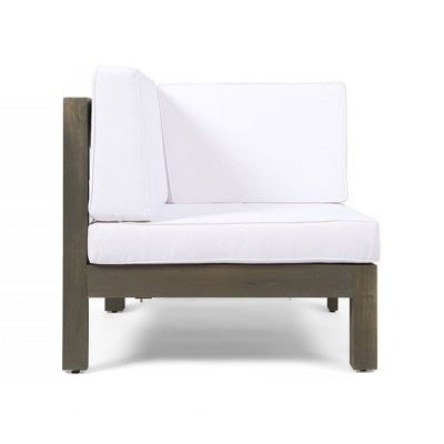 Maggift Outdoor Patio Seating Sets, Unique Design, Ideal for Conversations, Perfect for Gardens and Living Spaces, White, 30.25"*30.25"*26.5"