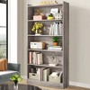 NicBex Wood Bookshelf with Storage Display Shelves Bookcases for Living Room Home Office - 4 of 4