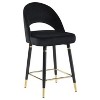 Black Open Back Counter Height Stools (Set of 2) - 2 of 4