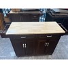 VYNXARIA Mobile Kitchen Island Cart with 2 Drawers ¨C Space-Saving & Versatile - 4 of 4