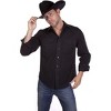 4E's Novelty Black Felt Cowboy Hat for Men & Women - Studded Western Cowboy Hat - Cowboy Hat for Western Themed Party & Cowboy Costume Accessory - 3 of 4