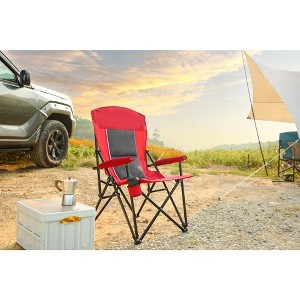 KTMBDW Folding Camping Chairs with Cup Holder- Lightweight, Portable Chair for Beach, Lawn, Outdoor Sports - 1 of 4