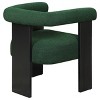 Coaster Home Furnishings Ramona Boucle Upholstered Accent Side Chair Green and Black - 3 of 4