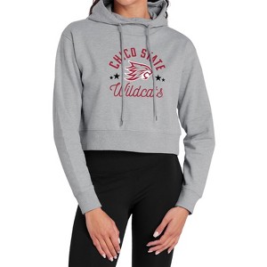 California State University, Chico Mascot Cropped Hoodie Pullover Sweatshirt - 1 of 4