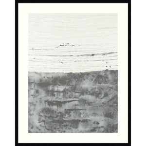 32" x 41" Silicates II by Vanna Lam Framed Wall Art Print Black - Amanti Art: Modern Abstract Geometric Lithograph, Wood Composite Frame - 1 of 4