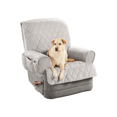 Mink Gusseted Recliner Furniture Cover Gray Sure Fit Brickseek