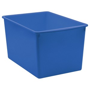 Teacher Created Resources Blue Plastic Multi-Purpose Bin (Pack of 6) - 1 of 1