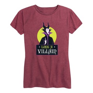 Women's - Disney Villains - Like A Villian Short Sleeve Graphic T-Shirt - 1 of 4