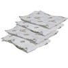 Bacati - Happy Monkeys Green/Gray/Beige Unisex Muslin Swaddling Blankets set of 4 - 4 of 4