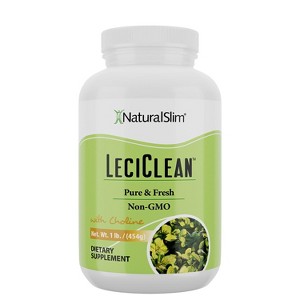 NaturalSlim Leciclean - Soy Lecithin Granules with Choline - Pure Lecithin Powder - 1 of 3