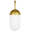 Elegant Lighting Kace 1 light Brass and frosted white glass wall sconce - 3 of 4