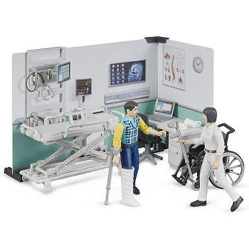 Bruder Bworld Urgent Care Action Figures with Accessories Set