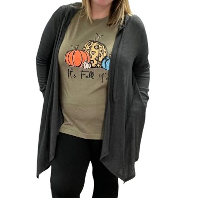 Women's Hooded Cardigan - honeyme