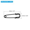 Unique Bargains Metal Blankets Crafts Brooch Making Home Sewing Large Safety Pins 24 Pcs - 2 of 4
