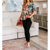 Women's Pretty in Paradise Floral Blouse - Jodifl - 2 of 4