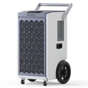Moiswell Commercial Dehumidifier with Pump Heavy-Duty Moisture Control for Basement Warehouse, Industry Water Damage Unit, Auto Defrost - 1 of 4