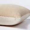 Striped with Embroidery Square Throw Pillow Neutral - Threshold™ designed with Studio McGee - image 4 of 4