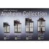 Urban Ambiance Luxury Transitional Outdoor Wall Sconce 14.25''H x 6''W,  Aged Pewter Finish,  Anaheim Collection, UHP1295 - 4 of 4