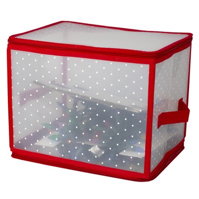 Home Basics Polka Dot PVC Christmas Light Storage Bag