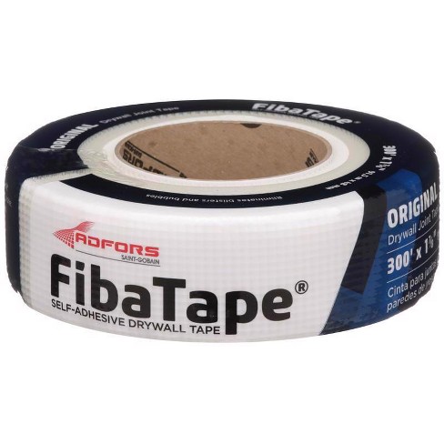 Saint-gobain Adfors Fibatape 300 Ft. L X 1-7/8 In. W Fiberglass Mesh White  Self Adhesive Drywall Joi : Target