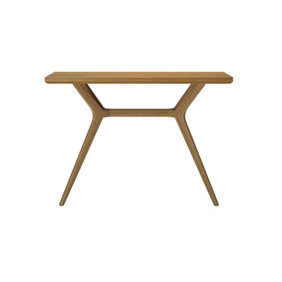 Verso 46" Pecan Solid Wood Modern Console Table