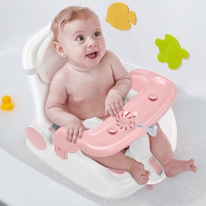 BabyBond Baby Bath Seat with Sitting & Lying 2 Modes - 1 of 4