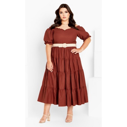 Target plus size maxi dresses online