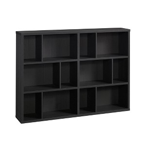 44.13" 6 Cubbies Horizontal Style Bookcase Raven Oak - Sauder - 1 of 4