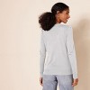 Women Cardigan Sweaters Long Sleeve Crewneck Cardigans Lightweight Open Front Sweater Casual Tops Fall - 2 of 4