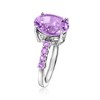Ross-Simons 4.40 ct. t.w. Amethyst Ring in Sterling Silver - 3 of 4