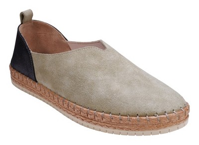 Cools 21 Paisley Two Tone Memory Foam Suede Slip on Flats