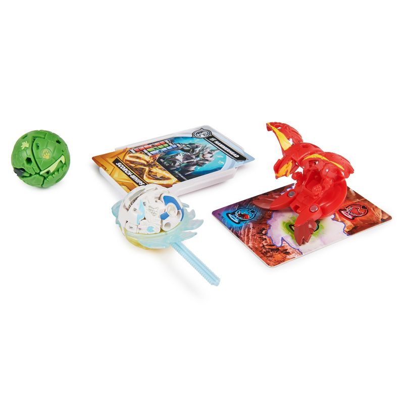 Bakugan Special Attack Hammerhead with Bruiser and Ventri Starter Pack Figures, 4 of 10
